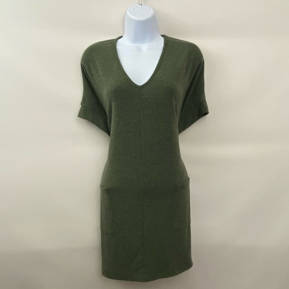 Clara Sun Woo Dresses & Skirts - Clara Sun Woo Olive Green Mini Dress Size M L-81